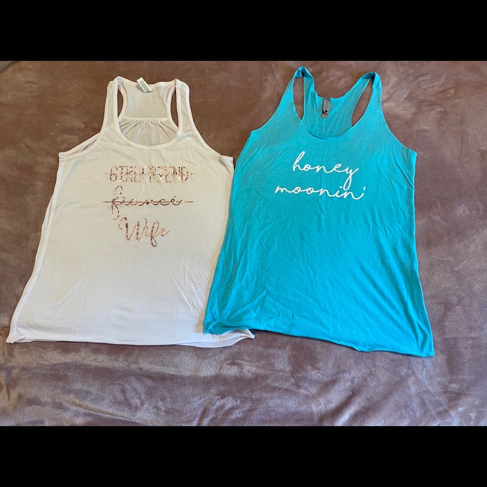 Wedding tank tops